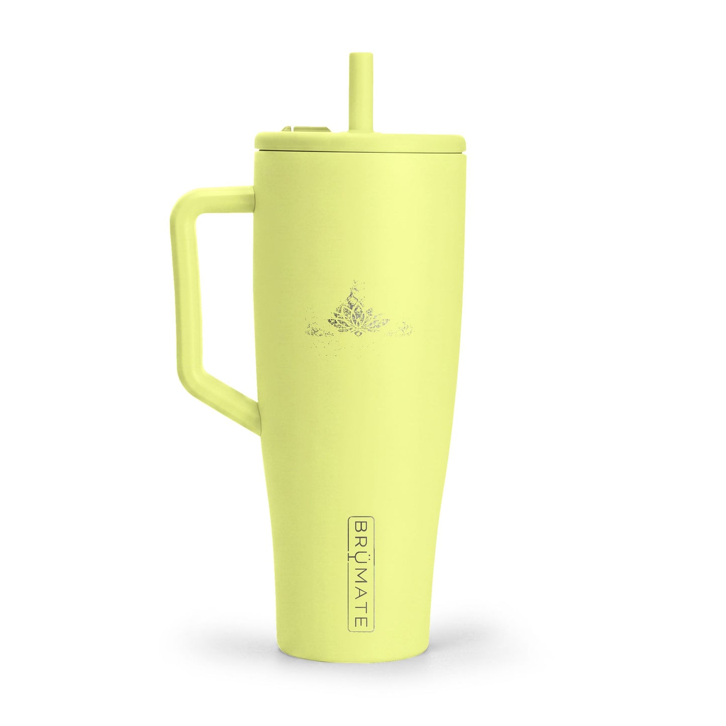 40oz Insulated Tumbler with Handle & Lid — Engravable Travel Mug