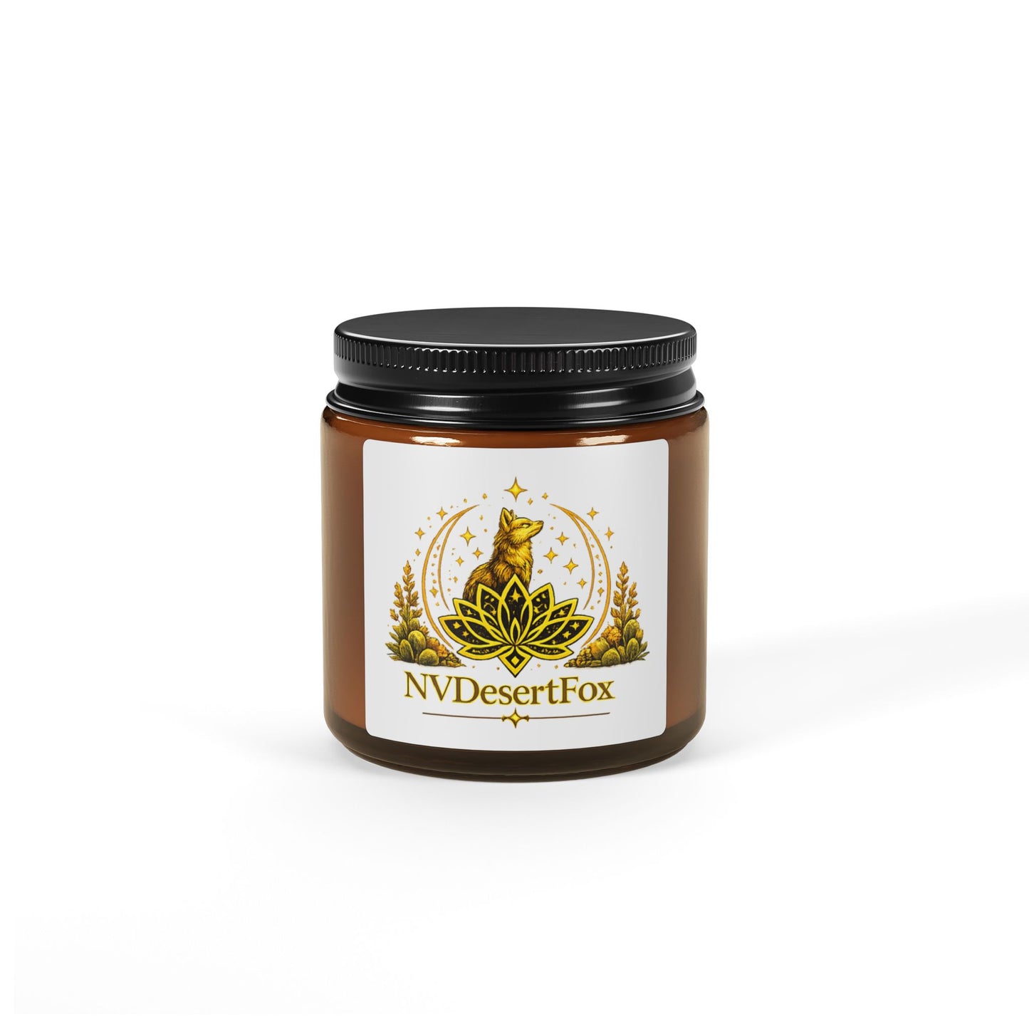 Soy Candle — NVDesertFox Amber Jar Scented Candle (Multi-Size)