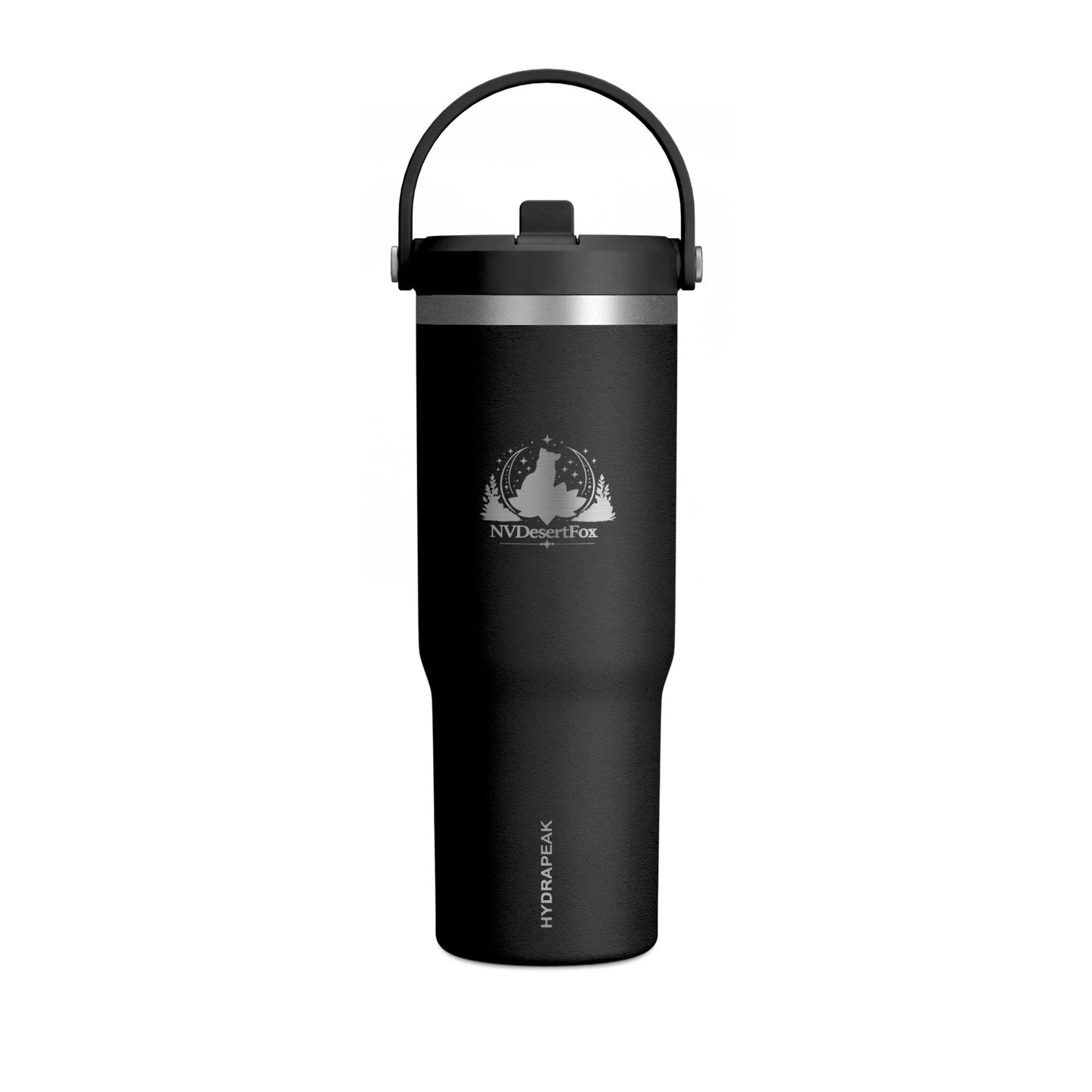 32oz Nomad Tumbler – Insulated Travel Bottle with Adventure Campfire Logo