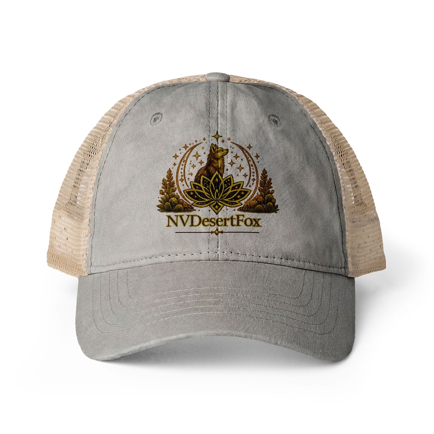 Women's Washed Mesh-Back Cap
