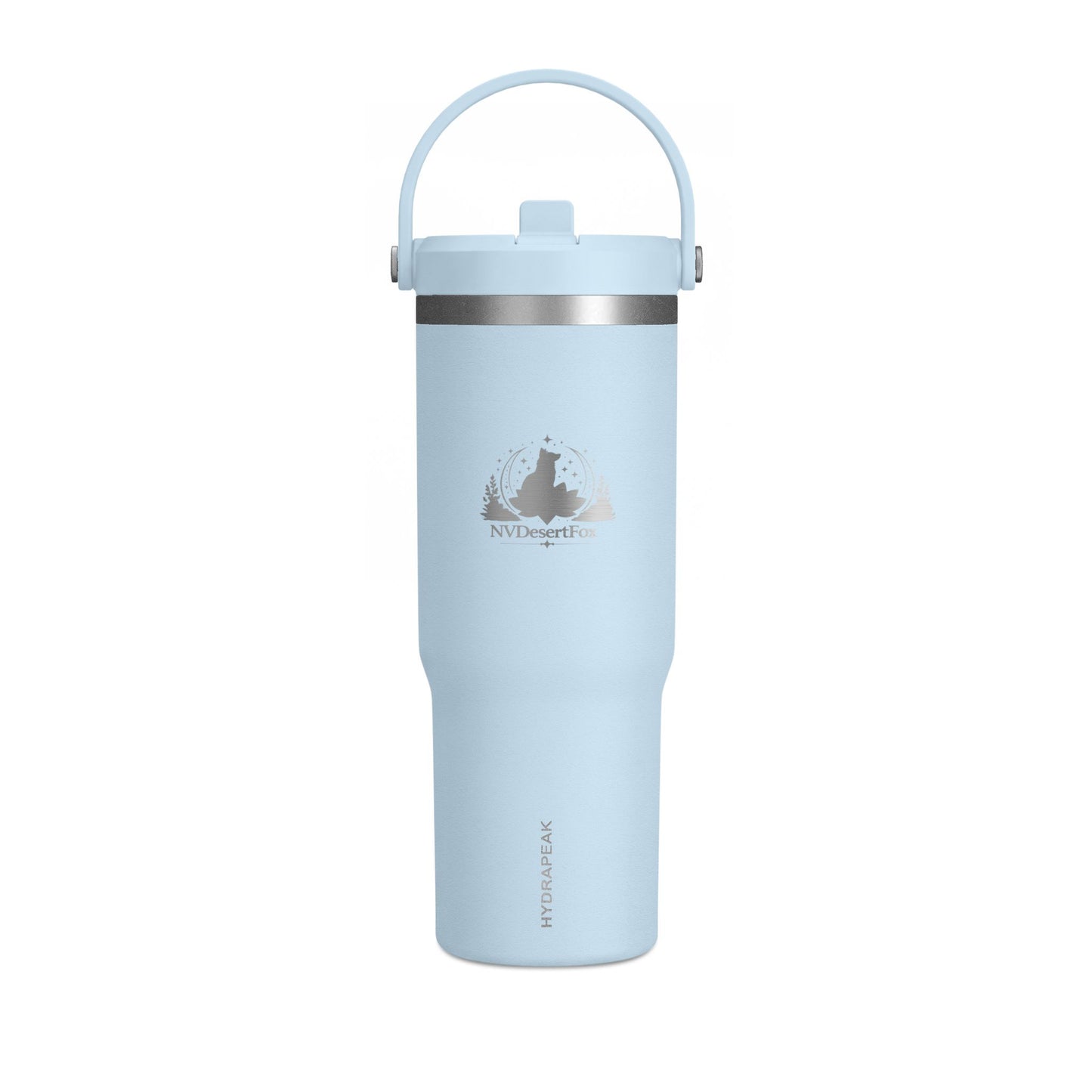 32oz Nomad Tumbler – Insulated Travel Bottle with Adventure Campfire Logo