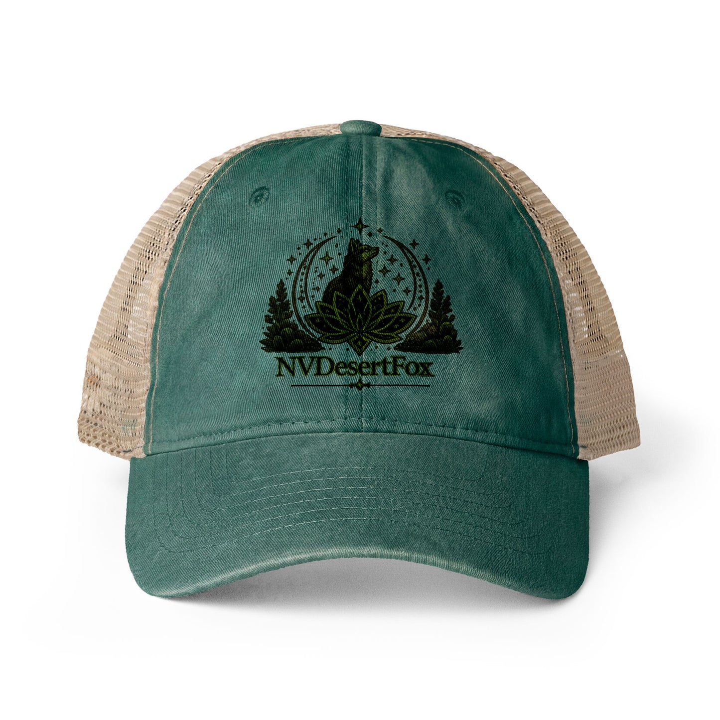 Women's Washed Mesh-Back Cap