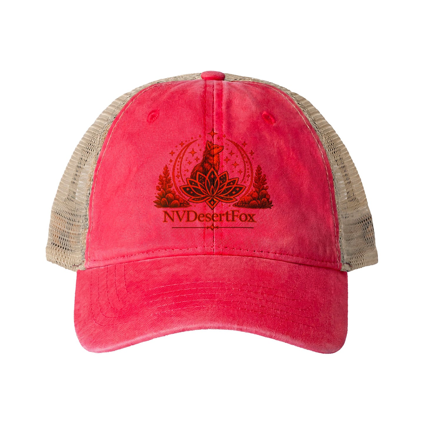 Women's Washed Mesh-Back Cap
