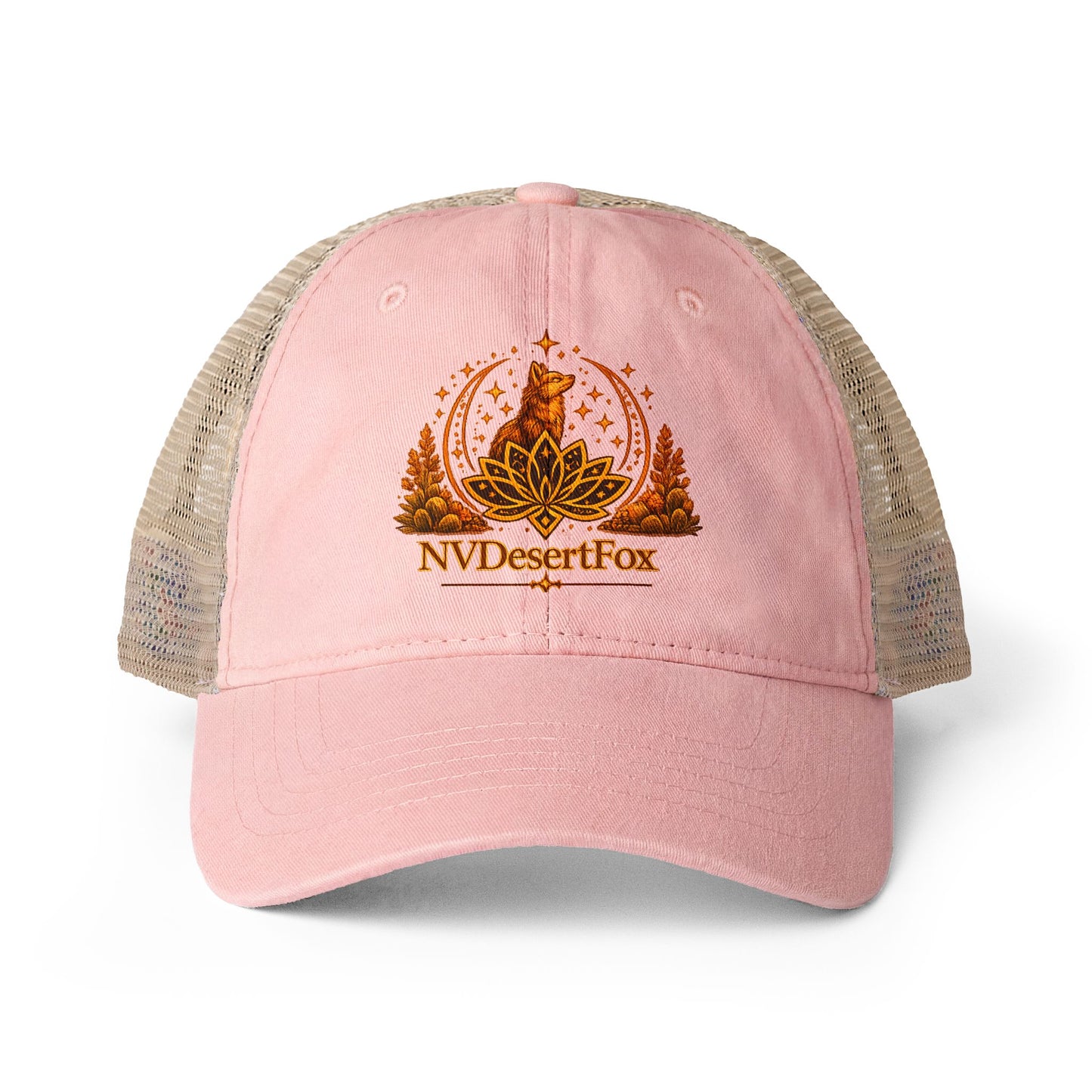 Women's Washed Mesh-Back Cap