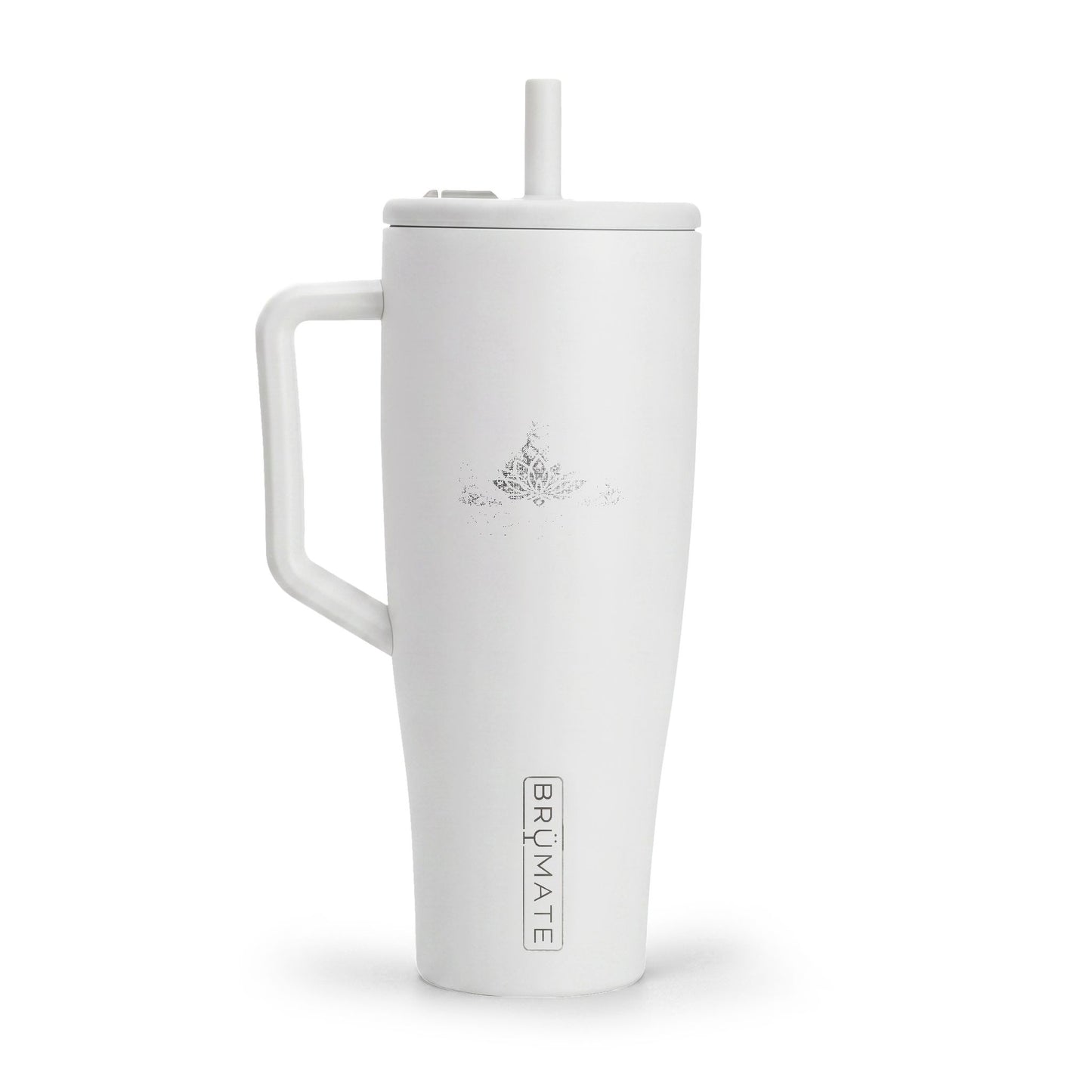40oz Insulated Tumbler with Handle & Lid — Engravable Travel Mug