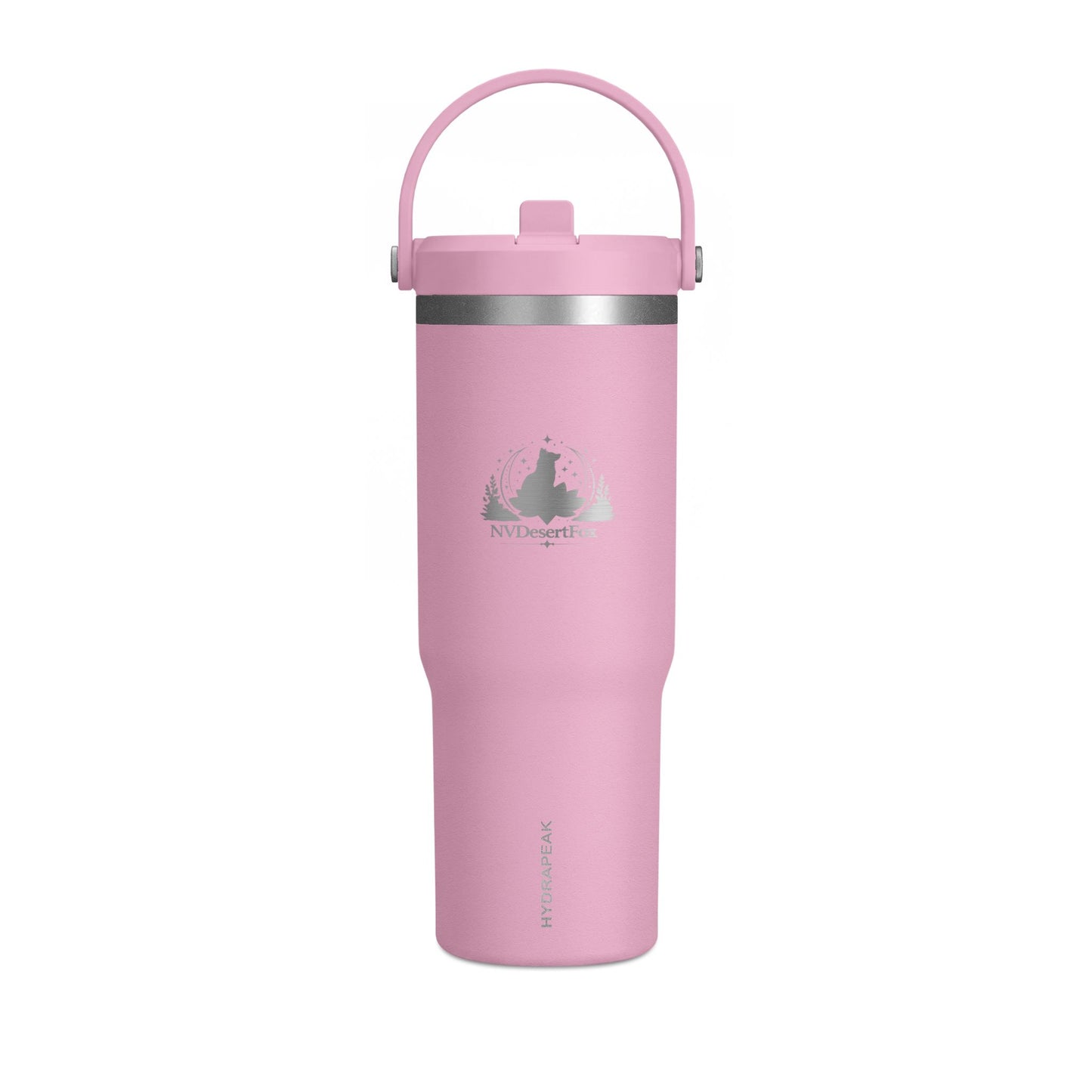 32oz Nomad Tumbler – Insulated Travel Bottle with Adventure Campfire Logo
