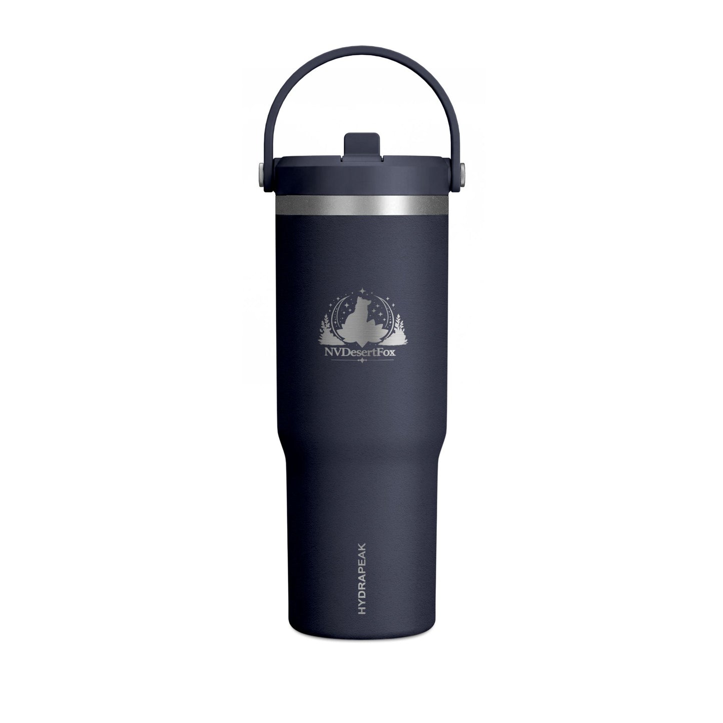 32oz Nomad Tumbler – Insulated Travel Bottle with Adventure Campfire Logo