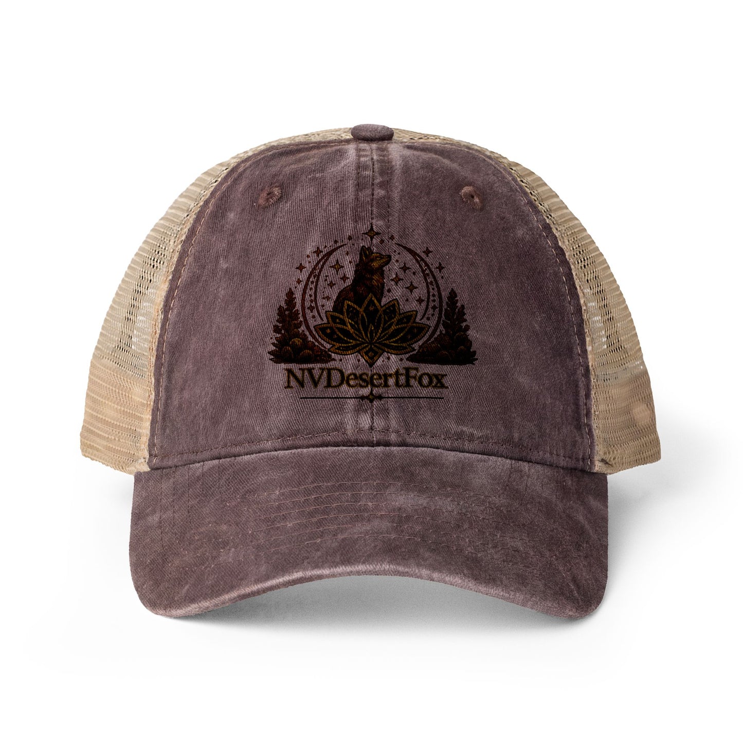 Women's Washed Mesh-Back Cap