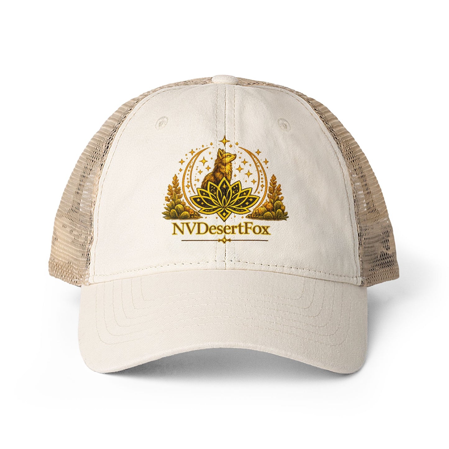 Women's Washed Mesh-Back Cap
