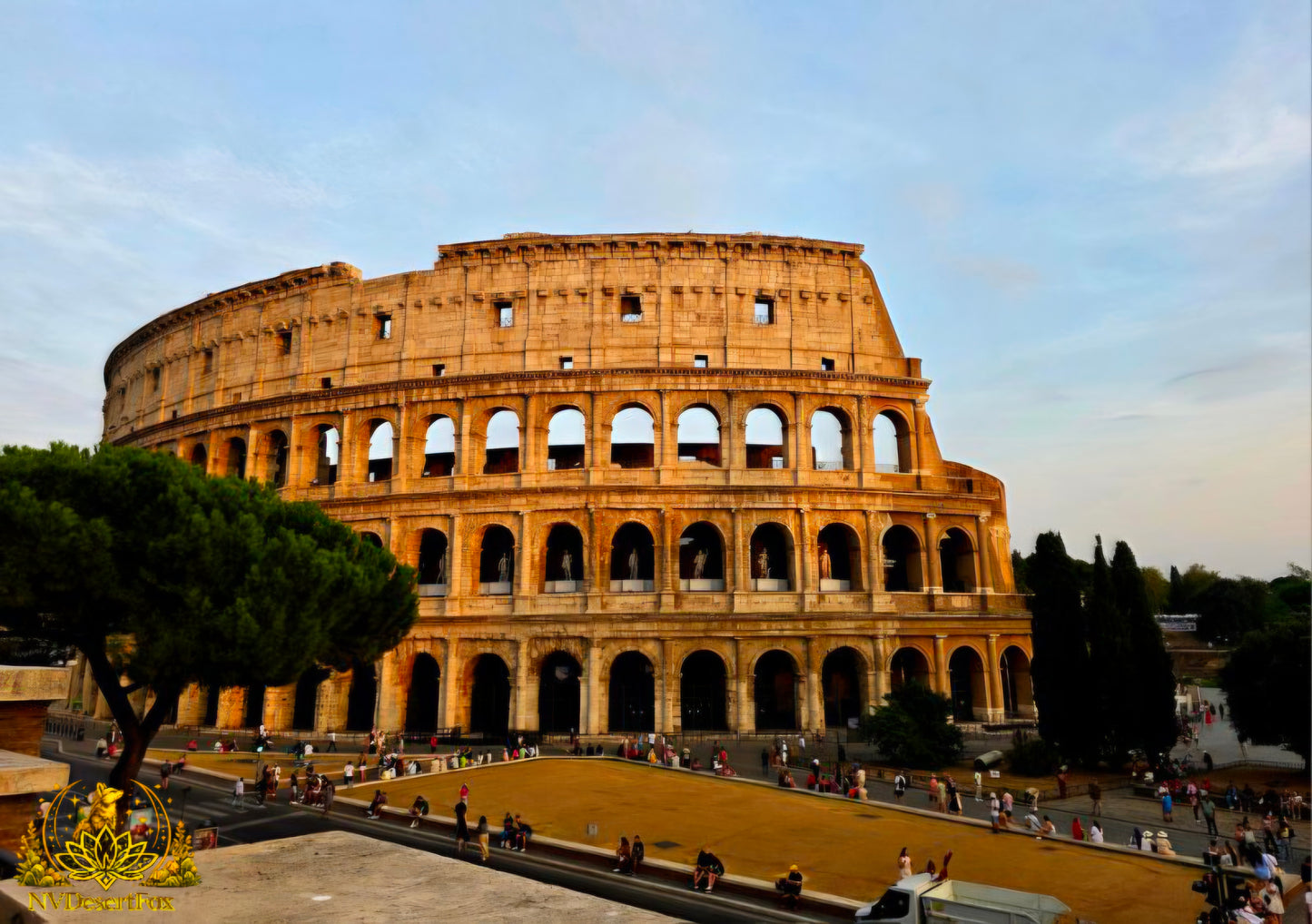 Rome Italy-Colosseum Roman Forum